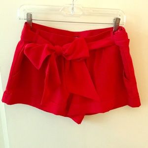Express Tie Front Shorts